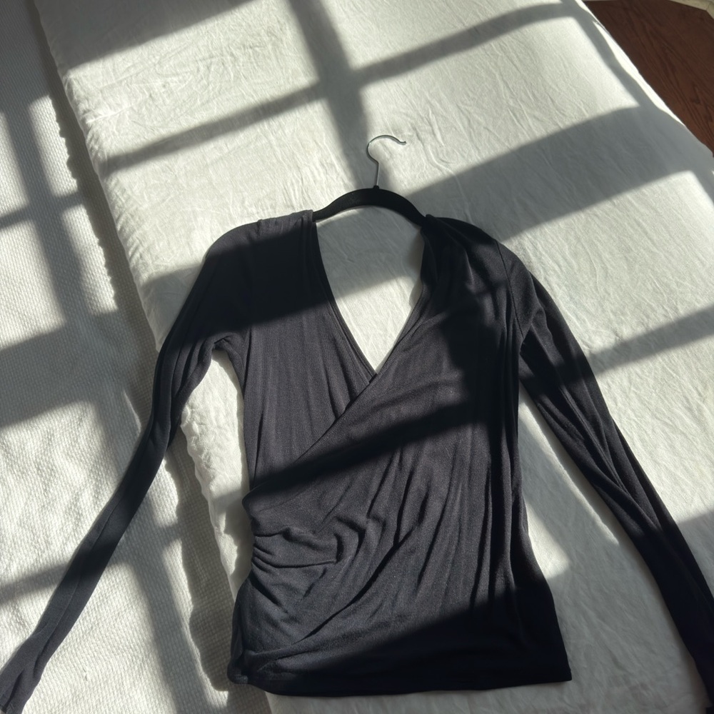 Massimo Dutti Wrap Blouse